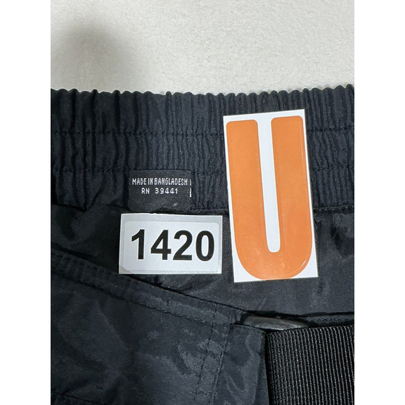 Kids Large Black Snow Pants Pull On Zip Up - Picture 3 of 7